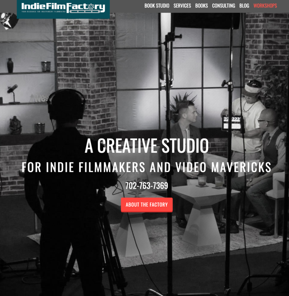 Las Vegas Website Design
Indie Film Factory