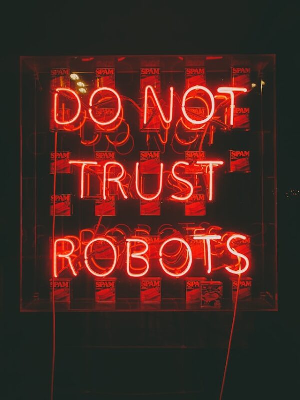 do not trust robots